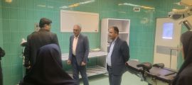 بازدید معاون درمان دانشگاه از بیمارستان امام حسن مجتبی (ع) شهرستان کلات