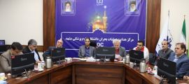 برگزاری جلسه مدیریت بحران با حضور مسئولین حوزه درمان، غذا و دارو و توسعه دانشگاه و همچنین رؤسا و مدیران بیمارستان ها در مرکز EOC